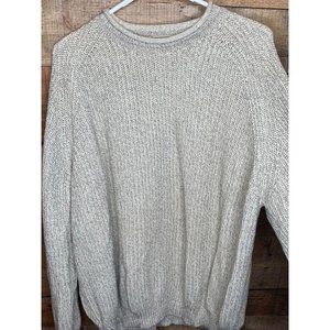 Vtg LL Bean Mens 100% Organic Cotton Rollneck Crew